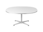 【フリッツ ハンセン/FRITZ HANSEN / GOODS】のCOFFEE TABLE SERIES SUPERCIRCULAR / コーヒーテーブルシリーズ スーパー円コーヒーテーブル A202 / A203 天板:ラミネート / ホワイト、脚部:サテン仕上、サイズ:A203|ID: prp329100000002473 ipo3291000000037064324