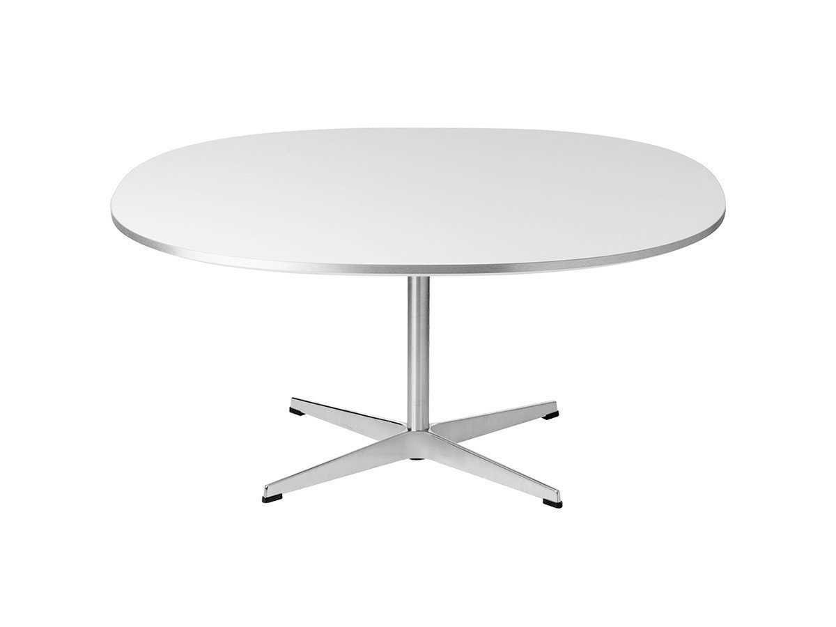 【フリッツ ハンセン/FRITZ HANSEN / GOODS】のCOFFEE TABLE SERIES SUPERCIRCULAR / コーヒーテーブルシリーズ スーパー円コーヒーテーブル A202 / A203 インテリア・キッズ・メンズ・レディースファッション・服の通販 founy(ファウニー) 　ウッド　Wooden Design　サテン　Satin, Glossy Fabric　シェイプ　Shape, Slim Fit　テーブル　Table, Dining Table　フレーム　Frame, Outline　ホーム・キャンプ・アウトドア・お取り寄せ　Home Living / Home & Lifestyle / Camping Gear / Outdoor Camping　家具・インテリア　Home Furniture & Interior. Stylish & Functional Living Spaces　テーブル　Dining, Coffee & Side Tables　ローテーブル・センターテーブル　Coffee & Center Tables　天板:ラミネート / ホワイト、脚部:サテン仕上、サイズ:A203|ID: prp329100000002473 ipo3291000000037064324