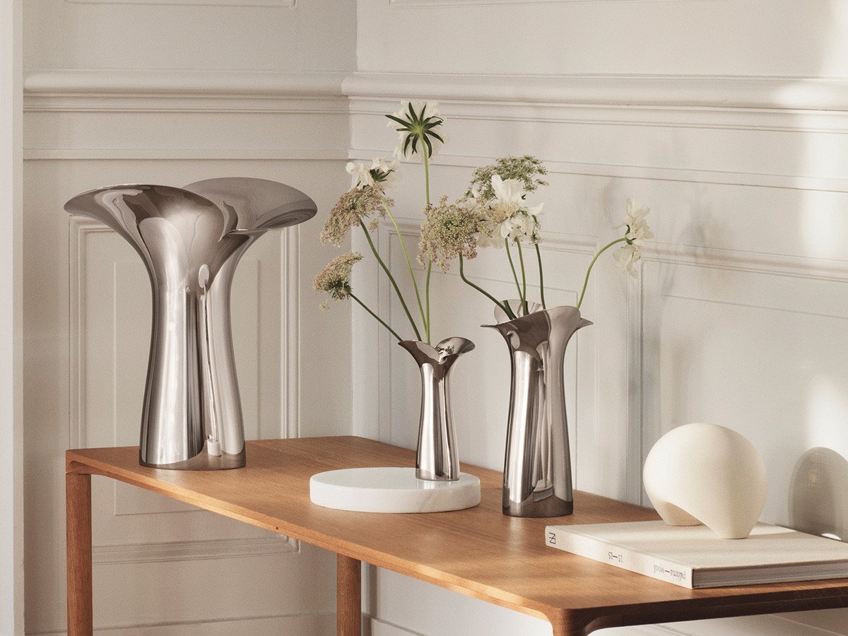 【ジョージ ジェンセン/GEORG JENSEN / GOODS】のBLOOM BOTANICA VASE M / ブルーム ボタニカ ヴェース M 人気、トレンドファッション・服の通販 founy(ファニー) 　送料無料　Free Shipping　エレガント 上品　Elegant　コレクション　Collection, Seasonal Line　バランス　Balance, Style Balance　フラワー　Flower, Floral　人気　Popular, Best Seller　ホーム・キャンプ・アウトドア・お取り寄せ　Home Living / Home & Lifestyle / Camping Gear / Outdoor Camping　家具・インテリア　Home Furniture & Interior. Stylish & Functional Living Spaces　その他 インテリア雑貨、家具　Home Decor & Furniture Extras　other-5|ID: prp329100000002512 ipo3291000000031496698
