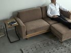 【アドレス/address / GOODS】のTina sofa 3 seater / ティナ ソファ 3シーター 別売りのオットマンを合わせると、脚を伸ばしてくつろぐカウチ型ソファとしてお使いいただけます。|ID: prp329100000002519 ipo3291000000036942105