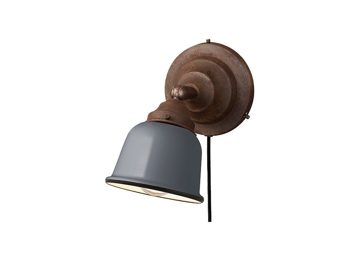 【フライミー ファクトリー/FLYMEe Factory / GOODS】のCUSTOM SERIES Basic Wall Lamp × Petit Steel / カスタムシリーズ ベーシックウォールランプ × スチール(プチ) インテリア・キッズ・メンズ・レディースファッション・服の通販 founy(ファニー) 　送料無料　Free Shipping　クラシカル　Classical, Vintage-Inspired　シンプル　Simple, Minimal　デスク　Desk, Work Desk　ベーシック　Basic, Essential　ホーム・キャンプ・アウトドア・お取り寄せ　Home Living / Home & Lifestyle / Camping Gear / Outdoor Camping　家具・インテリア　Home Furniture & Interior. Stylish & Functional Living Spaces　ライト・照明　Lamps & Lighting Fixtures　器具本体:ラスティメタル、シェード:ディープグレー|ID: prp329100000002564 ipo3291000000033077034