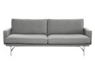 【フリッツ ハンセン/FRITZ HANSEN / GOODS】のLISSONI SOFA / リッソーニソファ 2人掛けソファ PL112 張地:リミックス 123 ライトグレー(カテゴリー1)、脚部:マットポリッシュ仕上|ID: prp329100000002591 ipo3291000000037083122