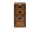【アクメファニチャー /ACME Furniture / GOODS】のTROY OPEN SHELF / トロイ オープンシェルフ 別売りのTROY BOX Sサイズ(1・2段目)、Lサイズ(3段目)を収納しています。|ID: prp329100000002604 ipo3291000000030183435