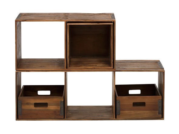 【アクメファニチャー /ACME Furniture / GOODS】のTROY OPEN SHELF / トロイ オープンシェルフ インテリア・キッズ・メンズ・レディースファッション・服の通販 founy(ファニー) 　アンティーク　Antique　ボックス　Box　ホーム・キャンプ・アウトドア・お取り寄せ　Home,Garden,Outdoor,Camping Gear　家具・インテリア　Furniture　収納家具・キャビネット　Storage Furniture　ラック・シェルフ　Rack Shelf　ボックスはシェルフを縦に使っても横に使っても収まるように設計されています。|ID: prp329100000002604 ipo3291000000030183446