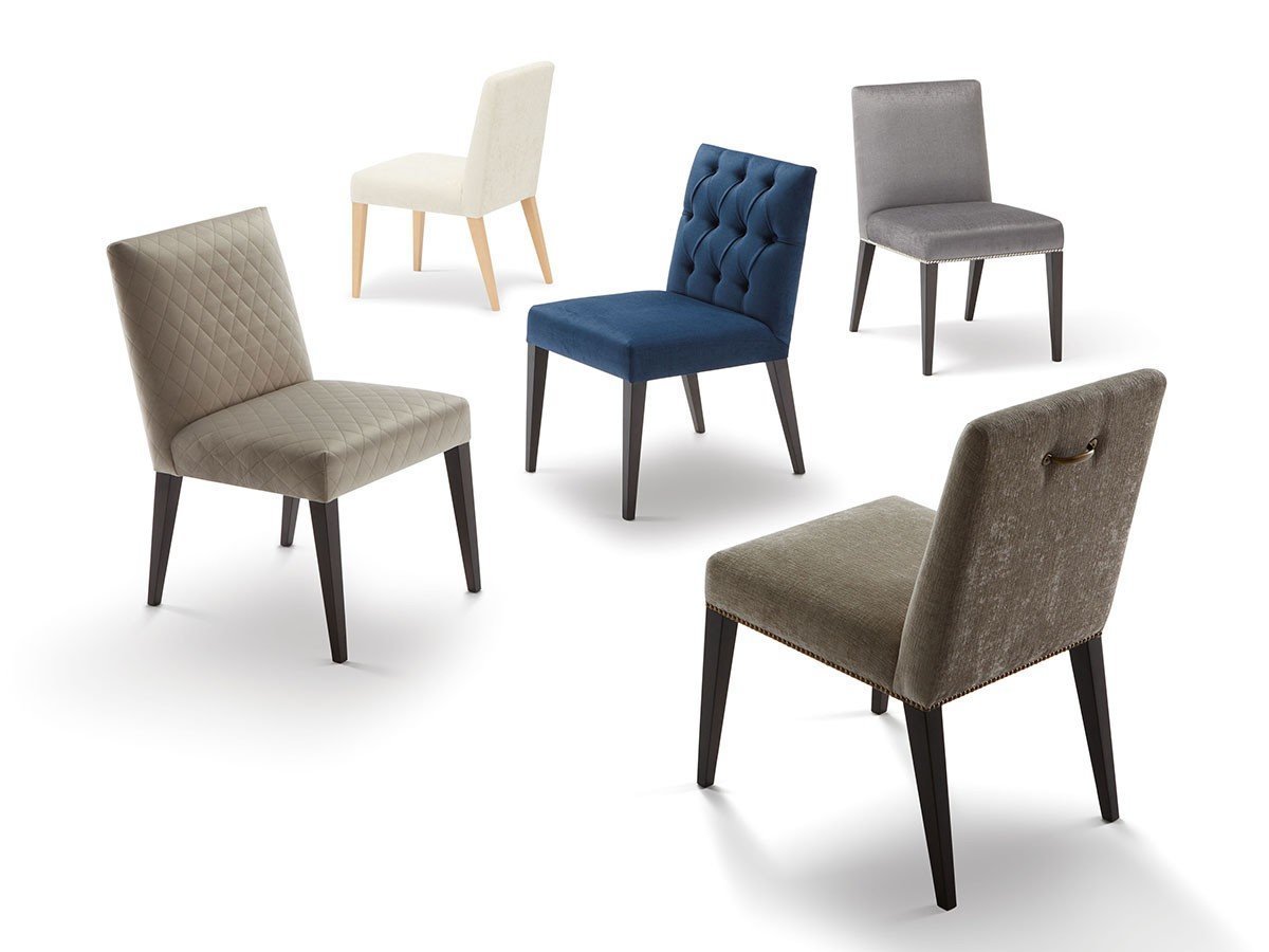 【フライミー ブラン/FLYMEe Blanc / GOODS】のCHAIR / チェア 鋲仕上げ n5943 インテリア・キッズ・メンズ・レディースファッション・服の通販 founy(ファニー) 　送料無料　Free Shipping　アンティーク　Antique-Inspired　クラシック　Classic, Timeless Style　スタンダード　Standard, Basic　モダン　Modern, Contemporary　ホーム・キャンプ・アウトドア・お取り寄せ　Home Living / Home & Lifestyle / Camping Gear / Outdoor Camping　家具・インテリア　Home Furniture & Interior. Stylish & Functional Living Spaces　チェア・椅子　Seating & Chairs　ダイニングチェア・木製チェア　Dining Chairs　張地:(手前から)グリード グレージュ(Dランク)、キルト グレージュ(Cランク)、フィル ネイビー|ID: prp329100000002619 ipo3291000000034788546