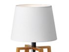 【フライミーパーラー/FLYMEe Parlor / GOODS】のTable Lamp / テーブルランプ #35469 柔らかな表情の布シェードには風合いのあるコットン × リネン素材を使用し、ベースには無垢材を使用して|ID: prp329100000002627 ipo3291000000030185033