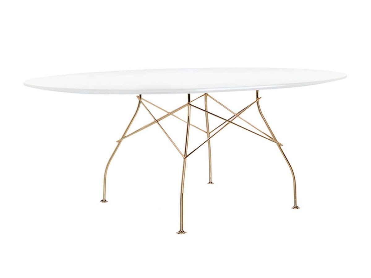【カルテル/Kartell / GOODS】のGLOSSY / グロッシー オーバル ガラストップ 194 人気、トレンドファッション・服の通販 founy(ファニー) 　おすすめ　Recommend　エレガント 上品　Elegant　オーバル　Oval　ガラス　Glass　テーブル　Table　ホーム・キャンプ・アウトドア・お取り寄せ　Home,Garden,Outdoor,Camping Gear　家具・インテリア　Furniture　テーブル　Table　ダイニングテーブル　Dining Table　other-2|ID: prp329100000002646 ipo3291000000031527818
