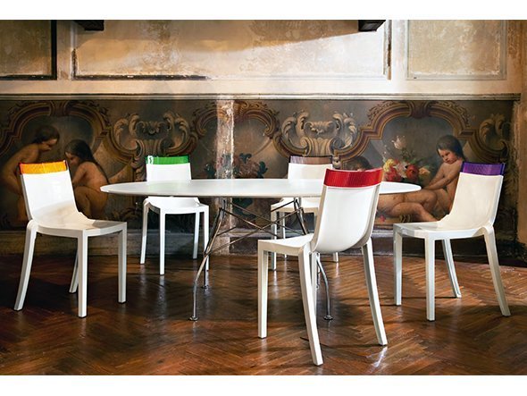 【カルテル/Kartell / GOODS】のGLOSSY / グロッシー オーバル ガラストップ 194 人気、トレンドファッション・服の通販 founy(ファニー) 　おすすめ　Recommend　エレガント 上品　Elegant　オーバル　Oval　ガラス　Glass　テーブル　Table　ホーム・キャンプ・アウトドア・お取り寄せ　Home,Garden,Outdoor,Camping Gear　家具・インテリア　Furniture　テーブル　Table　ダイニングテーブル　Dining Table　other-5|ID: prp329100000002646 ipo3291000000031527823
