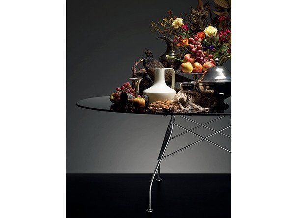 【カルテル/Kartell / GOODS】のGLOSSY / グロッシー オーバル ガラストップ 194 人気、トレンドファッション・服の通販 founy(ファニー) 　おすすめ　Recommend　エレガント 上品　Elegant　オーバル　Oval　ガラス　Glass　テーブル　Table　ホーム・キャンプ・アウトドア・お取り寄せ　Home,Garden,Outdoor,Camping Gear　家具・インテリア　Furniture　テーブル　Table　ダイニングテーブル　Dining Table　other-6|ID: prp329100000002646 ipo3291000000031527824