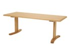 【ナガノインテリア/NAGANO INTERIOR / GOODS】のREAL Order table / リアル オーダーテーブル DT401 ウッド:タモ材 HO(ハニーウレタン塗装)、サイズ:幅180 × 奥行70cm|ID:prp329100000002657