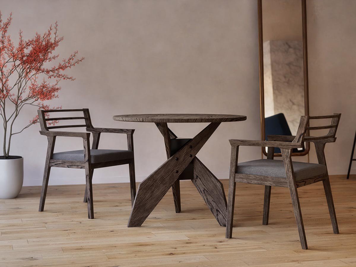 【アジム/AJIM / GOODS】のibiza arm chair / イビザ アームチェア インテリア・キッズ・メンズ・レディースファッション・服の通販 founy(ファニー) 　送料無料　Free Shipping　モダン　Modern, Contemporary　ホーム・キャンプ・アウトドア・お取り寄せ　Home Living / Home & Lifestyle / Camping Gear / Outdoor Camping　家具・インテリア　Home Furniture & Interior. Stylish & Functional Living Spaces　チェア・椅子　Seating & Chairs　ダイニングチェア・木製チェア　Dining Chairs　ホーム・キャンプ・アウトドア・お取り寄せ　Home Living / Home & Lifestyle / Camping Gear / Outdoor Camping　家具・インテリア　Home Furniture & Interior. Stylish & Functional Living Spaces　チェア・椅子　Seating & Chairs　アームチェア・アクセントチェア　Armchairs & Accent Chairs　張地:SZ GY(ランク 1)、フレーム:エボニー|ID: prp329100000002677 ipo3291000000032719851