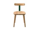 【ティーアンドオー/T&O / GOODS】のT1 Chair / T1チェア ウッド:オーク C-0(ウレタン塗装 / ナチュラルクリア)、スチール:グリーン|ID: prp329100000002723 ipo3291000000014895726