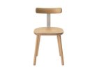 【ティーアンドオー/T&O / GOODS】のT1 Chair / T1チェア ウッド:オーク NL-0(ウレタン塗装 / ナチュラルホワイト)、スチール:シルバー|ID:prp329100000002723