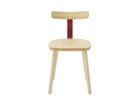 【ティーアンドオー/T&O / GOODS】のT1 Chair / T1チェア ウッド:アッシュ NL-0(ウレタン塗装 / ナチュラルホワイト)、スチール:レッド|ID:prp329100000002723