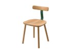 【ティーアンドオー/T&O / GOODS】のT1 Chair / T1チェア ウッド:オーク C-0(ウレタン塗装 / ナチュラルクリア)、スチール:グリーン|ID: prp329100000002723 ipo3291000000014895732