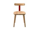 【ティーアンドオー/T&O / GOODS】のT1 Chair / T1チェア ウッド:オーク C-0(ウレタン塗装 / ナチュラルクリア)、スチール:レッド|ID:prp329100000002723