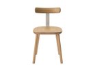 【ティーアンドオー/T&O / GOODS】のT1 Chair / T1チェア ウッド:オーク C-0(ウレタン塗装 / ナチュラルクリア)、スチール:シルバー|ID:prp329100000002723