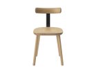 【ティーアンドオー/T&O / GOODS】のT1 Chair / T1チェア ウッド:オーク NL-0(ウレタン塗装 / ナチュラルホワイト)、スチール:ブラック|ID:prp329100000002723