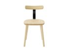 【ティーアンドオー/T&O / GOODS】のT1 Chair / T1チェア ウッド:アッシュ NL-0(ウレタン塗装 / ナチュラルホワイト)、スチール:ブラック|ID:prp329100000002723