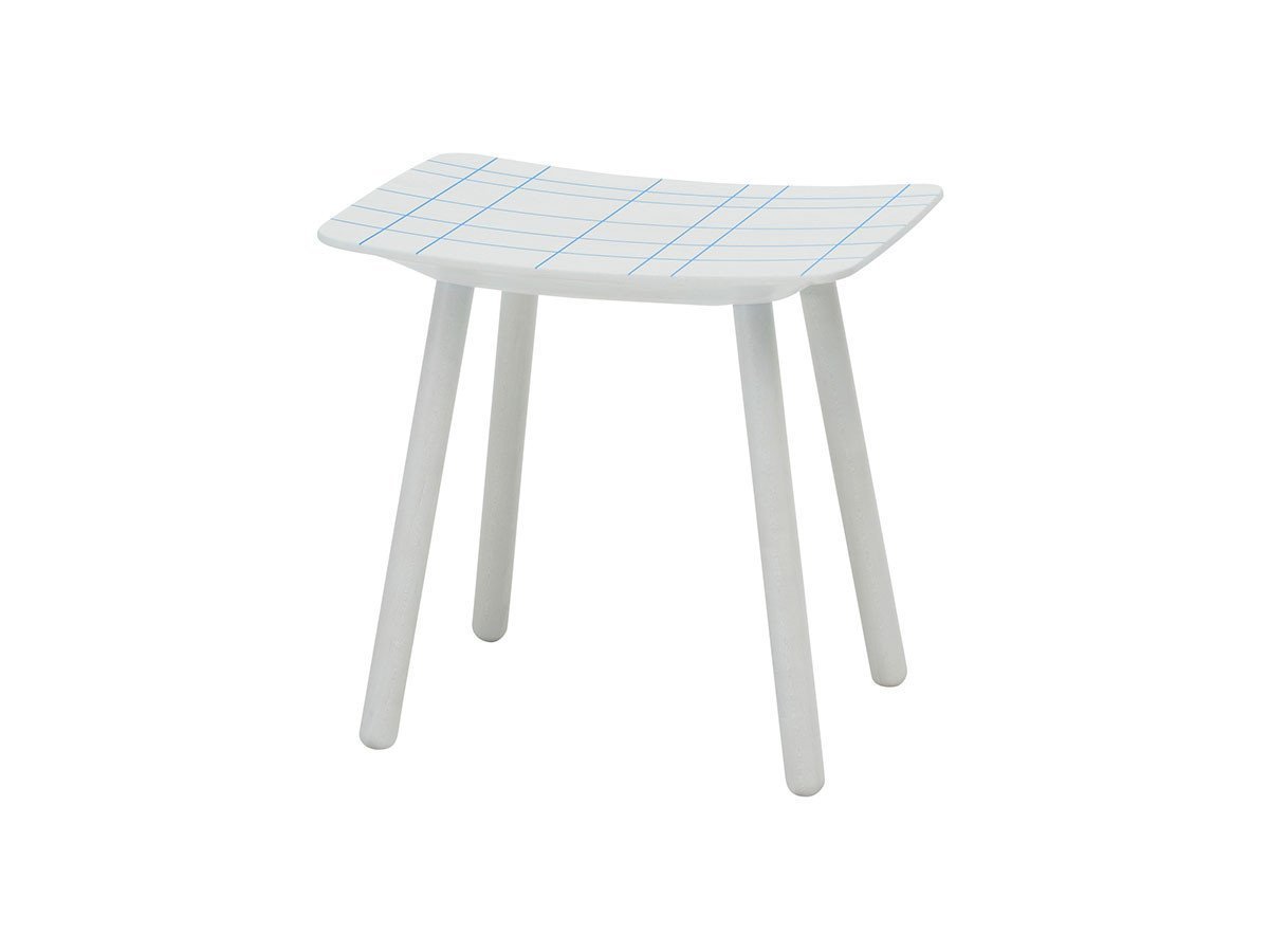 【カリモクニュースタンダード/KARIMOKU NEW STANDARD / GOODS】のCOLOUR STOOL / カラースツール インテリア・キッズ・メンズ・レディースファッション・服の通販 founy(ファニー) 　ウォーム　Warm Fabric　コンパクト　Compact, Small Size　送料無料　Free Shipping　おすすめ　Recommended / Our Picks　ホーム・キャンプ・アウトドア・お取り寄せ　Home Living / Home & Lifestyle / Camping Gear / Outdoor Camping　家具・インテリア　Home Furniture & Interior. Stylish & Functional Living Spaces　チェア・椅子　Seating & Chairs　スツール・バースツール　Stools & Bar Stools　クールホワイト + ブルーグリッド|ID: prp329100000002768 ipo3291000000036836447