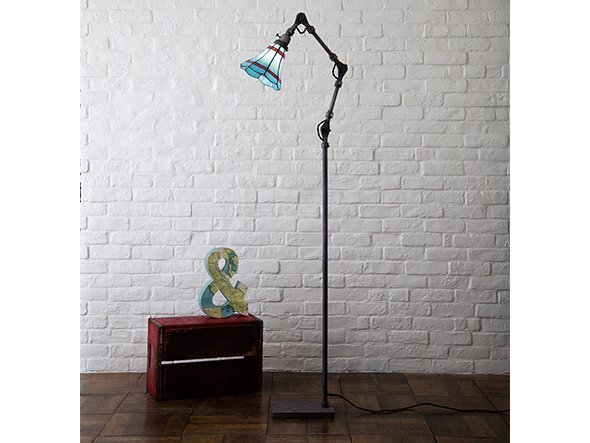 【フライミー ファクトリー/FLYMEe Factory / GOODS】のCUSTOM SERIES Engineer Side Floor Lamp × Stained Glass Maribu / カスタムシリーズ エンジニアサイドフロアランプ × ステンドグラス(マリブ) 人気、トレンドファッション・服の通販 founy(ファニー) 　ハンド　Hand　送料無料　Free Shipping　ホーム・キャンプ・アウトドア・お取り寄せ　Home,Garden,Outdoor,Camping Gear　家具・インテリア　Home Furniture & Interior. Stylish & Functional Living Spaces　ライト・照明　Lighting & Light Fixtures　フロアライト・スタンドライト　Floor Light/Stand Light　other-2|ID: prp329100000002792 ipo3291000000031464586