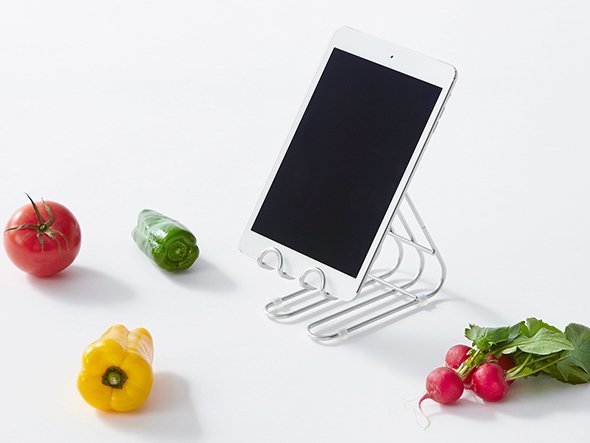 【フライミーアクセソワ/FLYMEe accessoire / GOODS】のTablet Stand / タブレットスタンド #28889 インテリア・キッズ・メンズ・レディースファッション・服の通販 founy(ファニー) 　アクセサリー　Accessories　スタンド　Stand　スマート　Smart　フォルム　Form　ローズ　Rose　ホーム・キャンプ・アウトドア・お取り寄せ　Home,Garden,Outdoor,Camping Gear　キッチン・ダイニング　Kitchen Dining　キッチン収納　Kitchen　|ID: prp329100000002829 ipo3291000000030191353