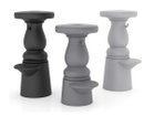 【モーイ/moooi / GOODS】のNew Antiques Barstool Low / ニューアンティーク バースツール ロー(ブラック) 中央:本商品カラー違い、左右:バースツール(高さ76cm)|ID: prp329100000002835 ipo3291000000034295586
