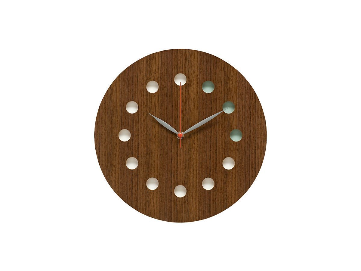 【コサイン/cosine / GOODS】のWALL CLOCK / カラー掛け時計 インテリア・キッズ・メンズ・レディースファッション・服の通販 founy(ファニー) 　送料無料　Free Shipping　時計　Watch, Wristwatch　ホーム・キャンプ・アウトドア・お取り寄せ　Home Living / Home & Lifestyle / Camping Gear / Outdoor Camping　家具・インテリア　Home Furniture & Interior. Stylish & Functional Living Spaces　その他 インテリア雑貨、家具　Home Decor & Furniture Extras　ウッド:ウォルナット|ID: prp329100000002866 ipo3291000000030206235