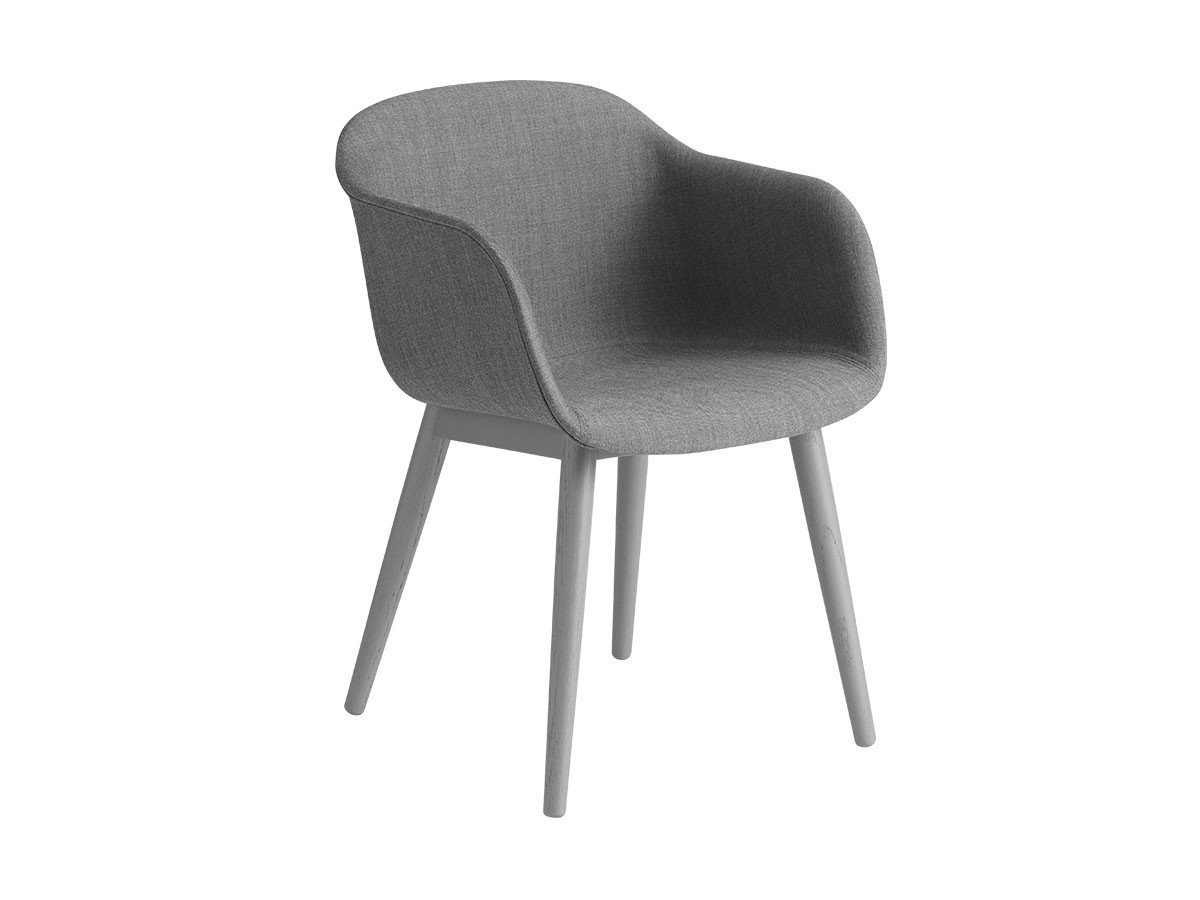【ムート/MUUTO / GOODS】のFIBER ARMCHAIR WOOD BASE / ファイバーアームチェア ウッドベース インテリア・キッズ・メンズ・レディースファッション・服の通販 founy(ファニー) 　ウッド　Wooden Design　ファブリック　Fabric, Textile　フェイス　Face, Facial Design　ホーム・キャンプ・アウトドア・お取り寄せ　Home Living / Home & Lifestyle / Camping Gear / Outdoor Camping　家具・インテリア　Home Furniture & Interior. Stylish & Functional Living Spaces　チェア・椅子　Seating & Chairs　ダイニングチェア・木製チェア　Dining Chairs　ホーム・キャンプ・アウトドア・お取り寄せ　Home Living / Home & Lifestyle / Camping Gear / Outdoor Camping　家具・インテリア　Home Furniture & Interior. Stylish & Functional Living Spaces　チェア・椅子　Seating & Chairs　アームチェア・アクセントチェア　Armchairs & Accent Chairs　カラー(座面ファブリック):Remix 133 / グレー|ID: prp329100000002878 ipo3291000000036770284