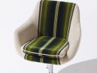 【スウィッチ/SWITCH / GOODS】のCosmic Chair Caster Type / コスミックチェア キャスタータイプ 張地:F-30 グリーンストライプ(Sシリーズ)|ID: prp329100000002892 ipo3291000000030219271