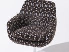 【スウィッチ/SWITCH / GOODS】のCosmic Chair Caster Type / コスミックチェア キャスタータイプ 張地:F-23 モコ ブラウン(Wシリーズ)|ID: prp329100000002892 ipo3291000000030219279