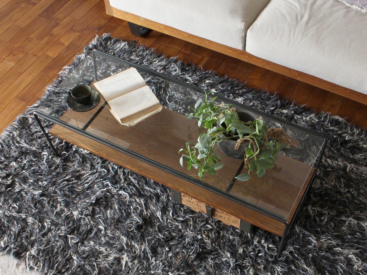 【アデペシュ/a.depeche / GOODS】のsocph center table / ソコフ センターテーブル 人気、トレンドファッション・服の通販 founy(ファニー) 　ガラス　Glass　センター　Center　テーブル　Table　ビンテージ　Vintage　フレーム　Flame　ボックス　Box　雑誌　Magazine　ホーム・キャンプ・アウトドア・お取り寄せ　Home,Garden,Outdoor,Camping Gear　家具・インテリア　Furniture　テーブル　Table　ローテーブル・センターテーブル　Low Table/Center Table　other-4|ID: prp329100000002909 ipo3291000000031527419