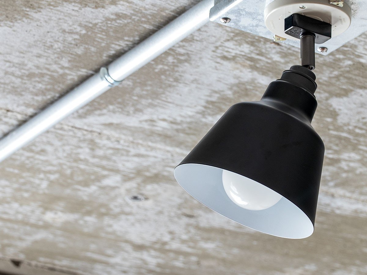 【フライミーパーラー/FLYMEe Parlor / GOODS】のSpot Light / スポットライト 引掛けシーリング仕様 #105496 インテリア・キッズ・メンズ・レディースファッション・服の通販 founy(ファニー) 　バランス　Balance, Style Balance　メタリック　Metallic, Shiny Finish　リラックス　Relax, Relaxed Fit　ホーム・キャンプ・アウトドア・お取り寄せ　Home Living / Home & Lifestyle / Camping Gear / Outdoor Camping　家具・インテリア　Home Furniture & Interior. Stylish & Functional Living Spaces　ライト・照明　Lamps & Lighting Fixtures　本体ブラック、シェードブラック|ID: prp329100000002914 ipo3291000000036470131