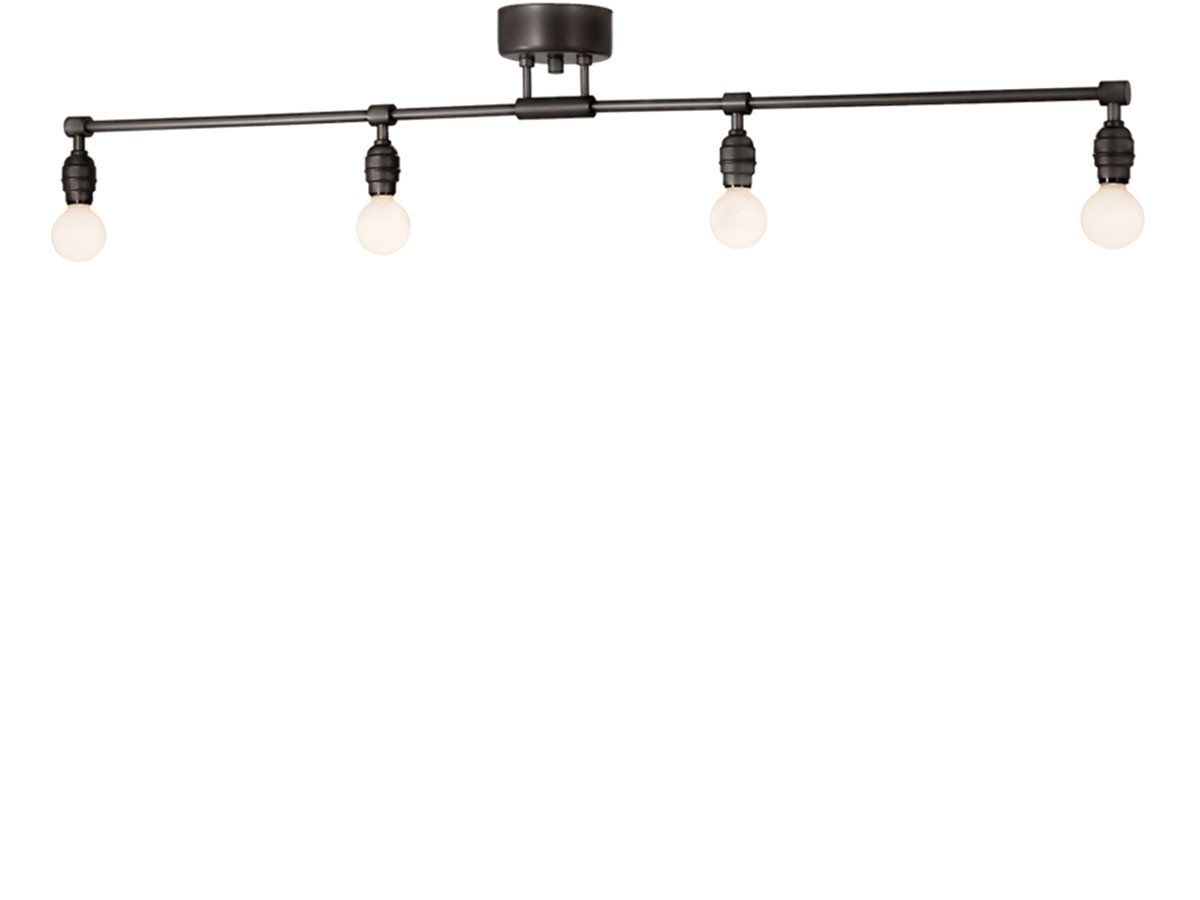 【フライミー ファクトリー/FLYMEe Factory / GOODS】のCeiling Lamp / 4灯シーリングランプ #25165 インテリア・キッズ・メンズ・レディースファッション・服の通販 founy(ファニー) 　送料無料　Free Shipping　おすすめ　Recommended / Our Picks　アンティーク　Antique-Inspired　シンプル　Simple, Minimal　ホーム・キャンプ・アウトドア・お取り寄せ　Home Living / Home & Lifestyle / Camping Gear / Outdoor Camping　家具・インテリア　Home Furniture & Interior. Stylish & Functional Living Spaces　ライト・照明　Lamps & Lighting Fixtures　シーリングライト・天井照明　Ceiling Light / Flush Mount Light　アッシュブラック|ID: prp329100000002924 ipo3291000000036762333