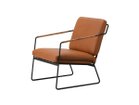 【杉山製作所/Sugiyama Seisakusho / GOODS】のfelice lounge chair / フェリーチェ ラウンジチェア 張地:牛革 AGCA エージングレザーキャメル(Bランク)、フレームサンドブラック|ID: prp329100000002931 ipo3291000000034210831