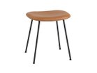 【ムート/MUUTO / GOODS】のFIBER STOOL TUBE BASE / ファイバースツール チューブベース カラー(座面レザー):リファインレザーコニャック / ブラック|ID: prp329100000002943 ipo3291000000034114710