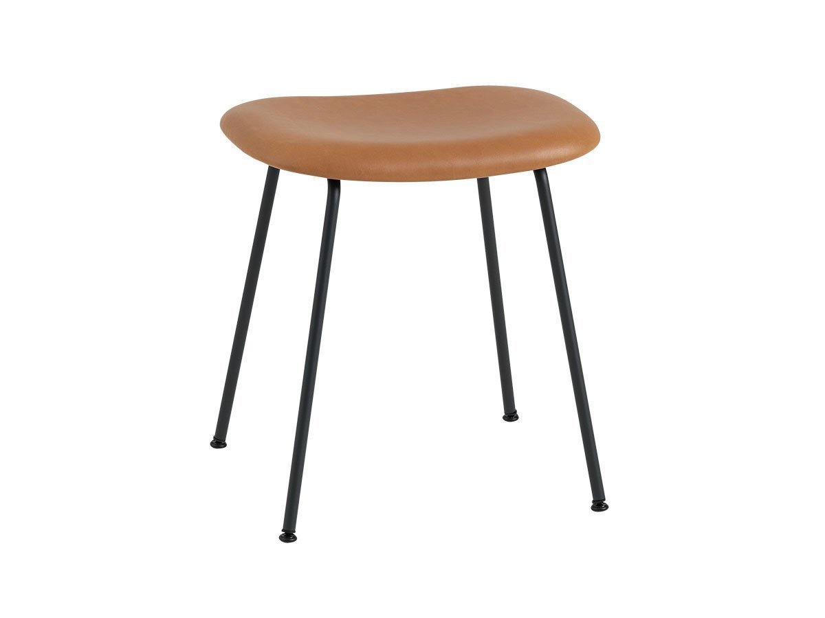 【ムート/MUUTO / GOODS】のFIBER STOOL TUBE BASE / ファイバースツール チューブベース インテリア・キッズ・メンズ・レディースファッション・服の通販 founy(ファニー) 　送料無料　Free Shipping　ウッド　Wooden Design　チューブ　Tube, Tube Top　フェイス　Face, Facial Design　ホーム・キャンプ・アウトドア・お取り寄せ　Home Living / Home & Lifestyle / Camping Gear / Outdoor Camping　家具・インテリア　Home Furniture & Interior. Stylish & Functional Living Spaces　チェア・椅子　Seating & Chairs　スツール・バースツール　Stools & Bar Stools　カラー(座面レザー):リファインレザーコニャック / ブラック|ID: prp329100000002943 ipo3291000000034474475
