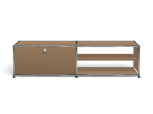 【ユーエスエム/USM / GOODS】のUSM Haller TV Board / USMハラー テレビボード W / D / H:1523 / 373 / 390mm ドロップダウンドア × 1、ディバイダーシェルフ × 1 インテリア・キッズ・メンズ・レディースファッション・服の通販 founy(ファニー) 　コレクション　Collection　シンプル　Simple　スタイリッシュ　Stylish　ニューヨーク　New York　ボックス　Box　おすすめ　Recommend　ホーム・キャンプ・アウトドア・お取り寄せ　Home,Garden,Outdoor,Camping Gear　家具・インテリア　Furniture　テレビボード・テレビ台　TV Stand　テレビボード　Tv Board　USM ベージュ(基本定番色)|ID: prp329100000002950 ipo3291000000030168471