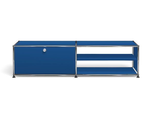 【ユーエスエム/USM / GOODS】のUSM Haller TV Board / USMハラー テレビボード W / D / H:1523 / 373 / 390mm ドロップダウンドア × 1、ディバイダーシェルフ × 1 インテリア・キッズ・メンズ・レディースファッション・服の通販 founy(ファニー) 　コレクション　Collection　シンプル　Simple　スタイリッシュ　Stylish　ニューヨーク　New York　ボックス　Box　おすすめ　Recommend　ホーム・キャンプ・アウトドア・お取り寄せ　Home,Garden,Outdoor,Camping Gear　家具・インテリア　Furniture　テレビボード・テレビ台　TV Stand　テレビボード　Tv Board　ジェンシャンブルー(海外取り寄せ)|ID: prp329100000002950 ipo3291000000030168476