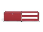 【ユーエスエム/USM / GOODS】のUSM Haller TV Board / USMハラー テレビボード W / D / H:1523 / 373 / 390mm ドロップダウンドア × 1、ディバイダーシェルフ × 1 USM ルビーレッド(海外取り寄せ)|ID: prp329100000002950 ipo3291000000030168480