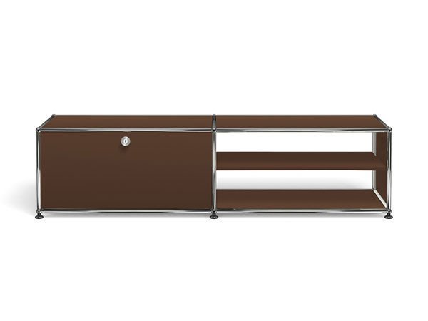 【ユーエスエム/USM / GOODS】のUSM Haller TV Board / USMハラー テレビボード W / D / H:1523 / 373 / 390mm ドロップダウンドア × 1、ディバイダーシェルフ × 1 インテリア・キッズ・メンズ・レディースファッション・服の通販 founy(ファニー) 　コレクション　Collection　シンプル　Simple　スタイリッシュ　Stylish　ニューヨーク　New York　ボックス　Box　おすすめ　Recommend　ホーム・キャンプ・アウトドア・お取り寄せ　Home,Garden,Outdoor,Camping Gear　家具・インテリア　Furniture　テレビボード・テレビ台　TV Stand　テレビボード　Tv Board　USM ブラウン(海外取り寄せ)|ID: prp329100000002950 ipo3291000000030168481