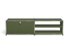 【ユーエスエム/USM / GOODS】のUSM Haller TV Board / USMハラー テレビボード W / D / H:1523 / 373 / 390mm ドロップダウンドア × 1、ディバイダーシェルフ × 1 オリーブグリーン(海外取り寄せ)|ID: prp329100000002950 ipo3291000000036861819