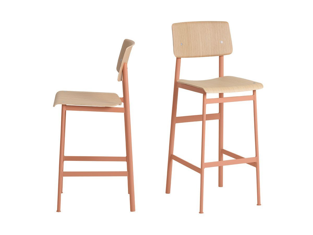 【ムート/MUUTO / GOODS】のLOFT COUNTER STOOL / ロフトカウンタースツール(座面高65cm) インテリア・キッズ・メンズ・レディースファッション・服の通販 founy(ファニー) 　送料無料　Free Shipping　ウッド　Wooden Design　フレーム　Frame, Outline　ホーム・キャンプ・アウトドア・お取り寄せ　Home Living / Home & Lifestyle / Camping Gear / Outdoor Camping　家具・インテリア　Home Furniture & Interior. Stylish & Functional Living Spaces　チェア・椅子　Seating & Chairs　スツール・バースツール　Stools & Bar Stools　ホーム・キャンプ・アウトドア・お取り寄せ　Home Living / Home & Lifestyle / Camping Gear / Outdoor Camping　家具・インテリア　Home Furniture & Interior. Stylish & Functional Living Spaces　チェア・椅子　Seating & Chairs　カウンターチェア・ハイチェア　Bar Stools / High Stools　座面高は2サイズ展開です。左:座面高65cm(本商品)、右:座面高75cm|ID: prp329100000002977 ipo3291000000033451764