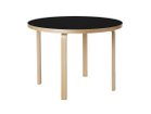 【アルテック/artek / GOODS】のTABLE 90A / 90A テーブル 脚部:ナチュラルラッカー / 天板:ブラックリノリウム|ID: prp329100000002997 ipo3291000000026853379