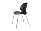 【フリッツ ハンセン/FRITZ HANSEN / GOODS】のN02 RECYCLE / N02 リサイクル チェア クロームベース N02-10 ブラック|ID: prp329100000003030 ipo3291000000037066897