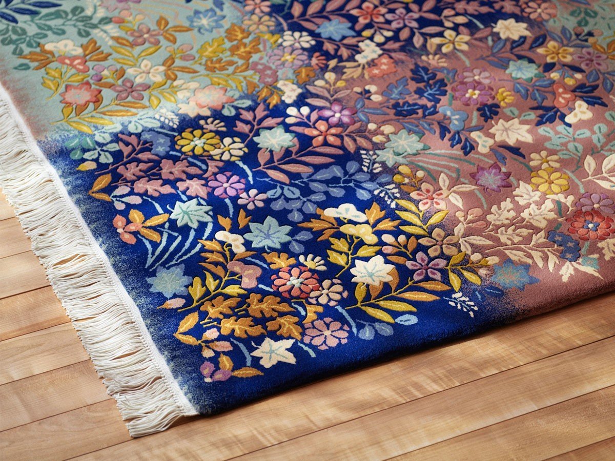 【山形緞通/Yamagata Dantsu / GOODS】のCLASSIC LINE sensyu / 古典ライン 千秋 262 × 262cm 人気、トレンドファッション・服の通販 founy(ファニー) 　秋　Autumn　モチーフ　Motif, Design Theme　ホーム・キャンプ・アウトドア・お取り寄せ　Home Living / Home & Lifestyle / Camping Gear / Outdoor Camping　家具・インテリア　Home Furniture & Interior. Stylish & Functional Living Spaces　その他 インテリア雑貨、家具　Home Decor & Furniture Extras　other-2|ID: prp329100000003032 ipo3291000000031502284