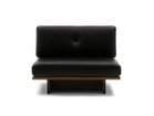 【マスターウォール/MASTERWAL / GOODS】のMORELESS SOFA / モアレス ソファ 1シーター90 張地:パティーナ ブラック(レザー8)、ウッド:ウォールナット(オイル塗装)|ID: prp329100000003064 ipo3291000000030218634