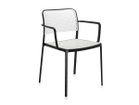 【カルテル/Kartell / GOODS】のAUDREY / オードリーアーム(ブラックフレーム) ホワイト|ID: prp329100000003101 ipo3291000000037066533