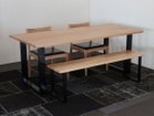 【フライミー ファクトリー/FLYMEe Factory / GOODS】のDINING TABLE / ダイニングテーブル #100777(船底面タイプ) 参考イメージ(オーク)|ID: prp329100000003103 ipo3291000000030250031