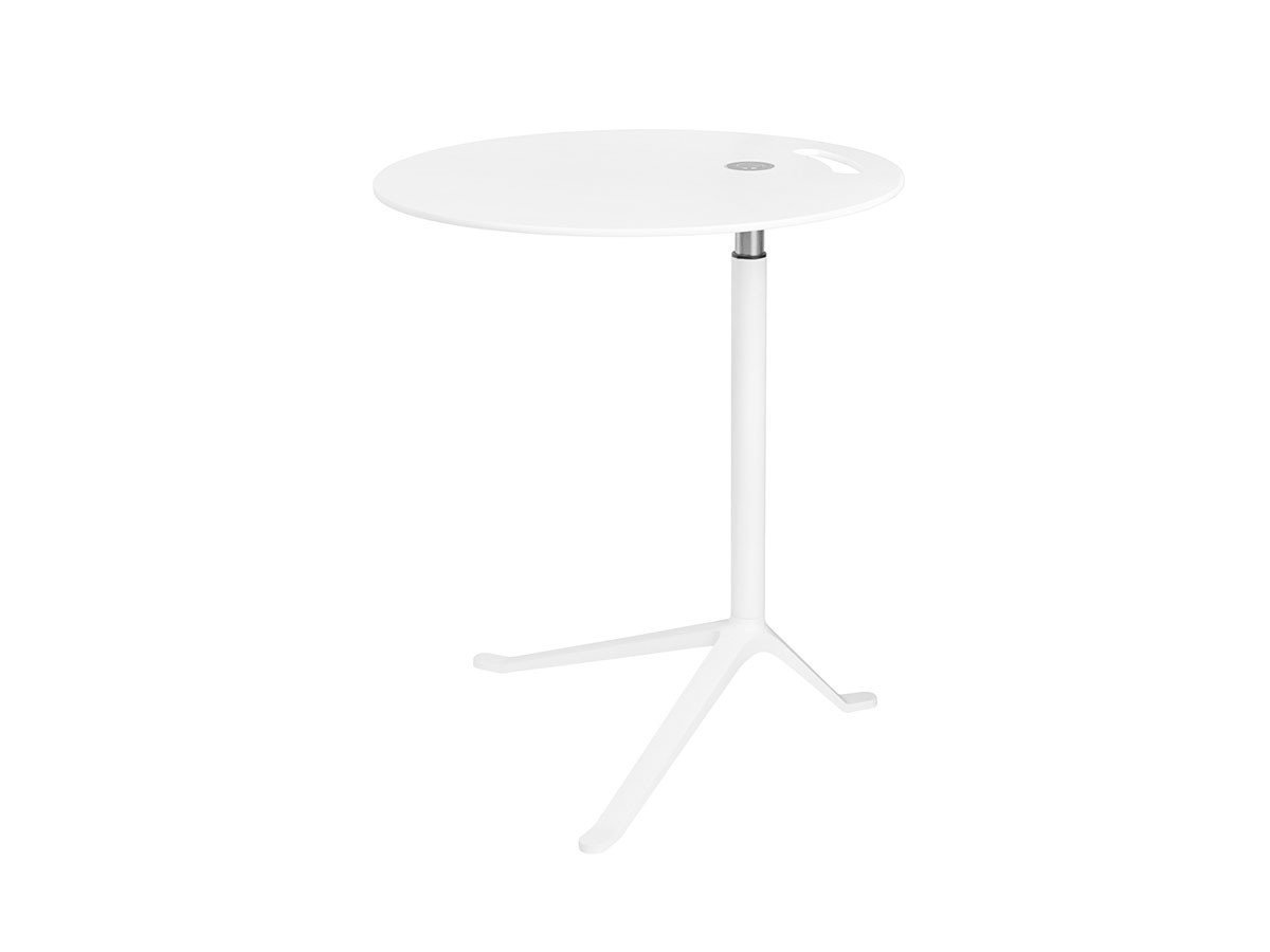 【フリッツ ハンセン/FRITZ HANSEN / GOODS】のLITTLE FRIEND / リトルフレンド テーブル KS11 / KS12 インテリア・キッズ・メンズ・レディースファッション・服の通販 founy(ファニー) 　送料無料　Free Shipping　テーブル　Table, Dining Table　ワーク　Workwear, Utility Style　雑誌　Magazine, Fashion Magazine　ホーム・キャンプ・アウトドア・お取り寄せ　Home Living / Home & Lifestyle / Camping Gear / Outdoor Camping　家具・インテリア　Home Furniture & Interior. Stylish & Functional Living Spaces　テーブル　Dining, Coffee & Side Tables　サイドテーブル・ナイトテーブル　Side & End Tables　天板:ラミネート / ホワイト、脚部:ホワイト、タイプ:高さ調整機能付|ID: prp329100000003194 ipo3291000000030180609